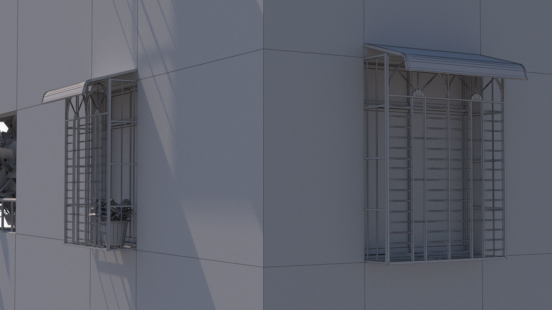 Taiwanese Building 13 Low-poly 3D model_24