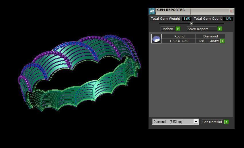 Bracelet 3D print model_3