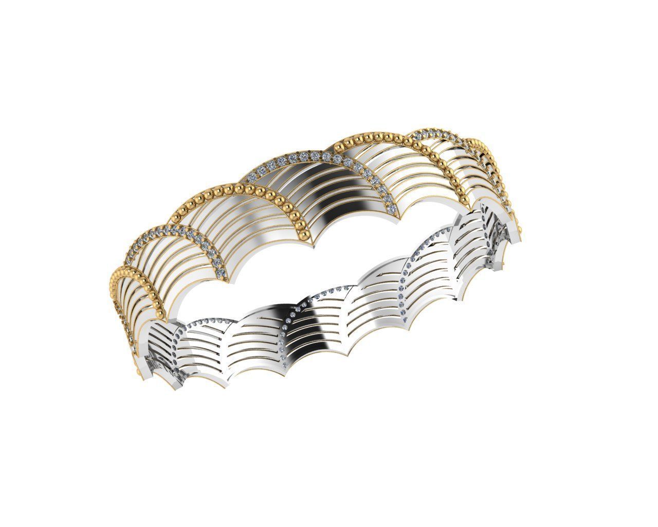 Bracelet 3D print model_1