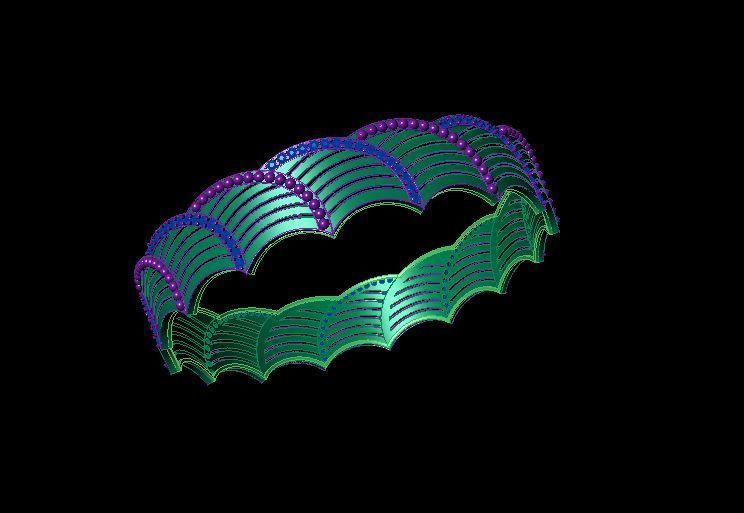 Bracelet 3D print model_2