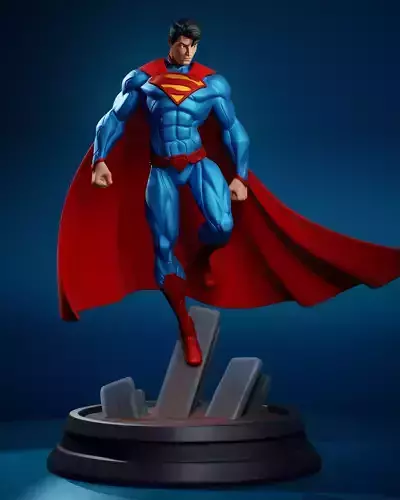 Superman 52 STL 3D print model Superman 52 STL 3D print model