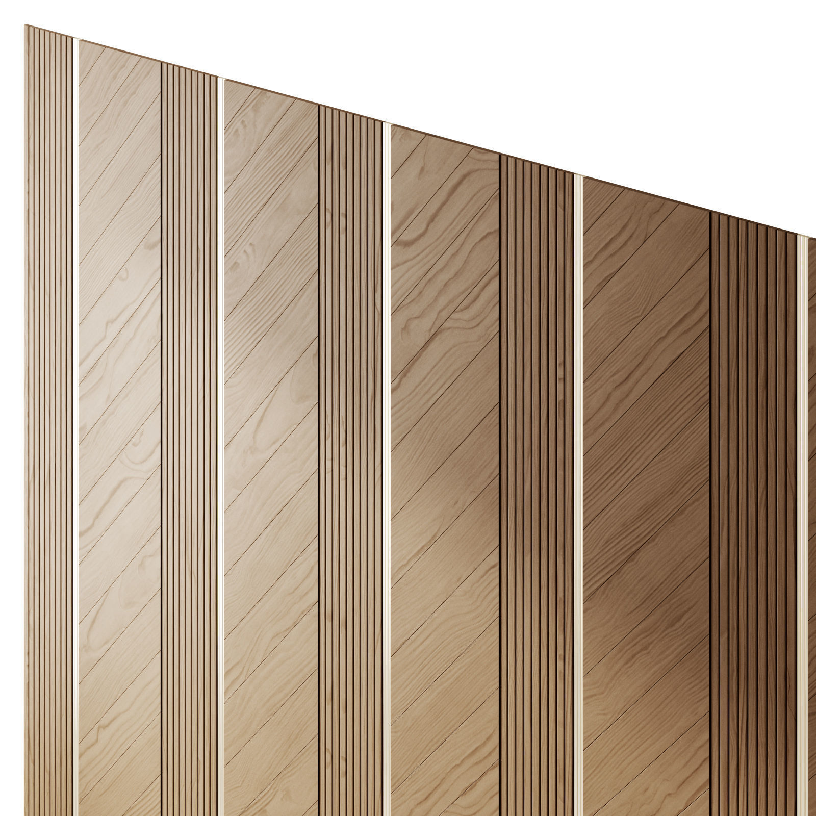 Decorative V11 Wall Panels 3D model_4