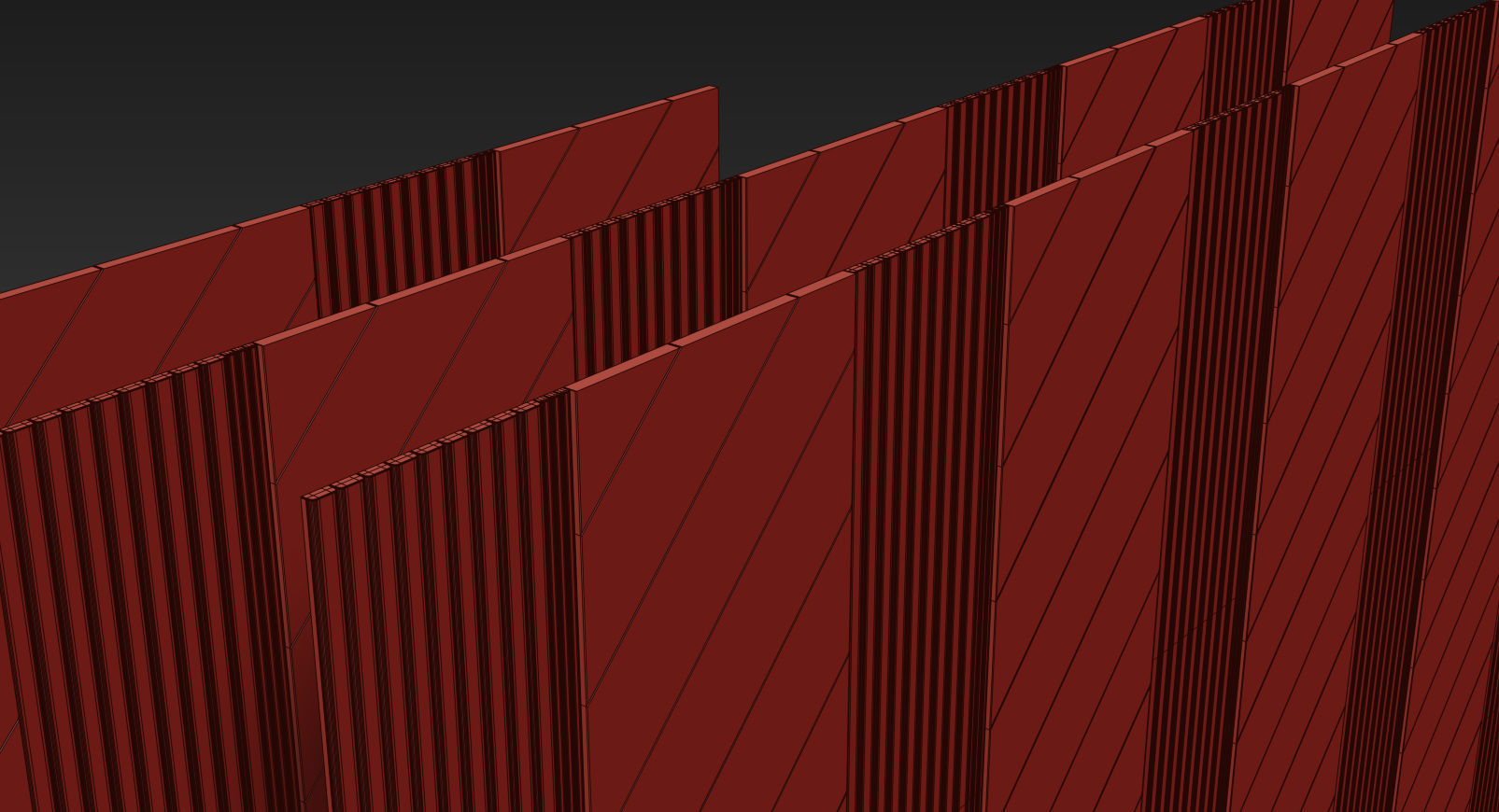 Decorative V11 Wall Panels 3D model_11
