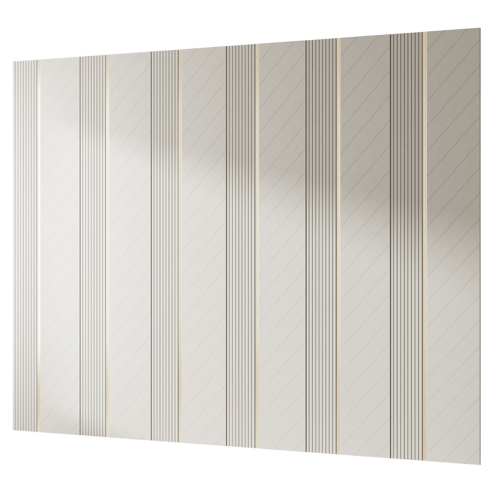 Decorative V11 Wall Panels 3D model_1