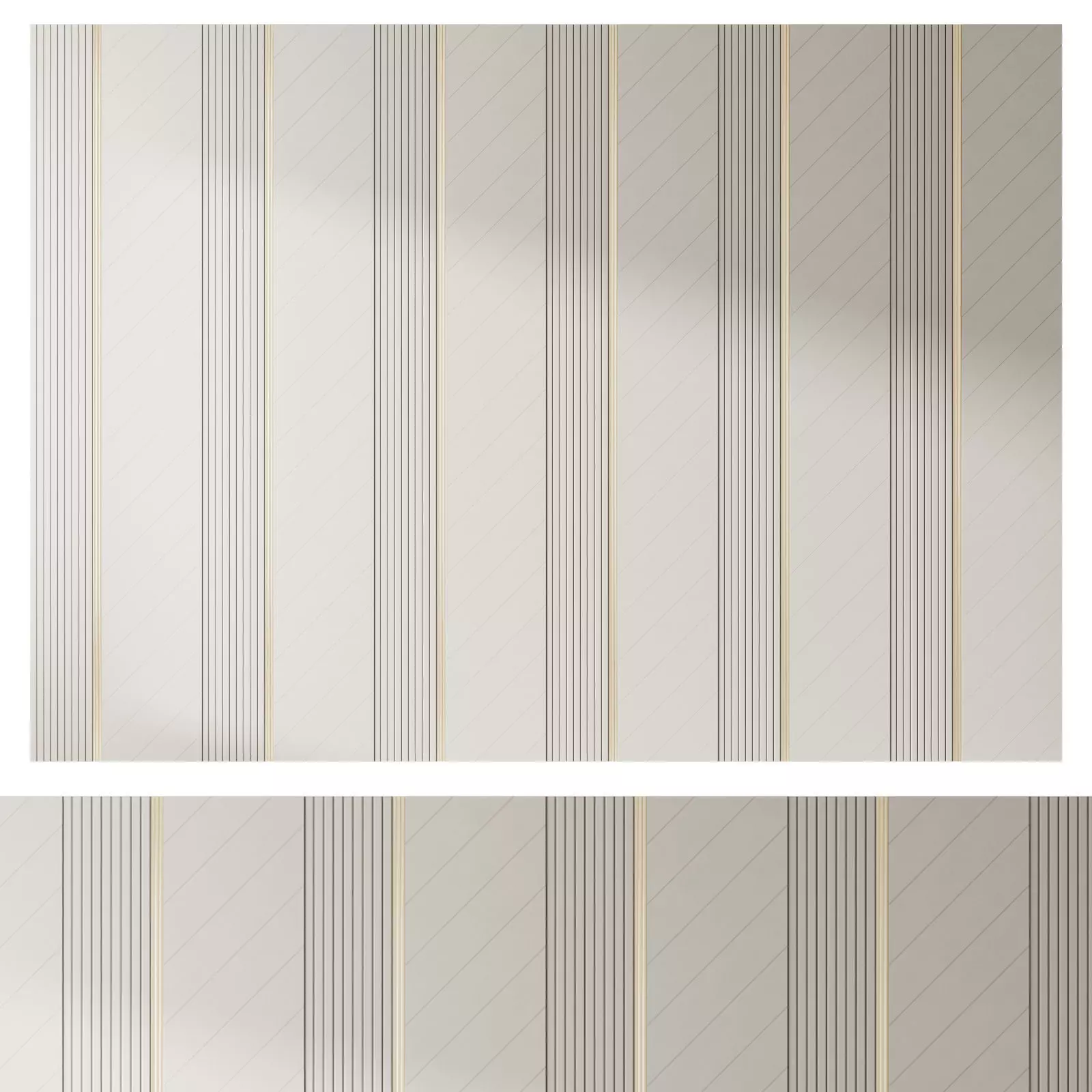 Decorative V11 Wall Panels 3D model_0