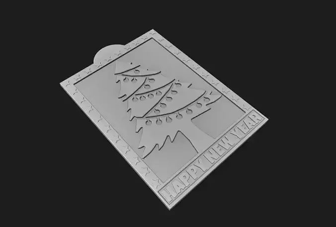 Happy New Year 3D print model