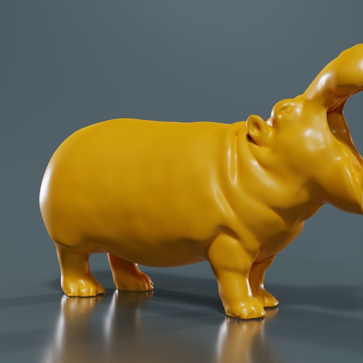 Hippo 3D print model_11