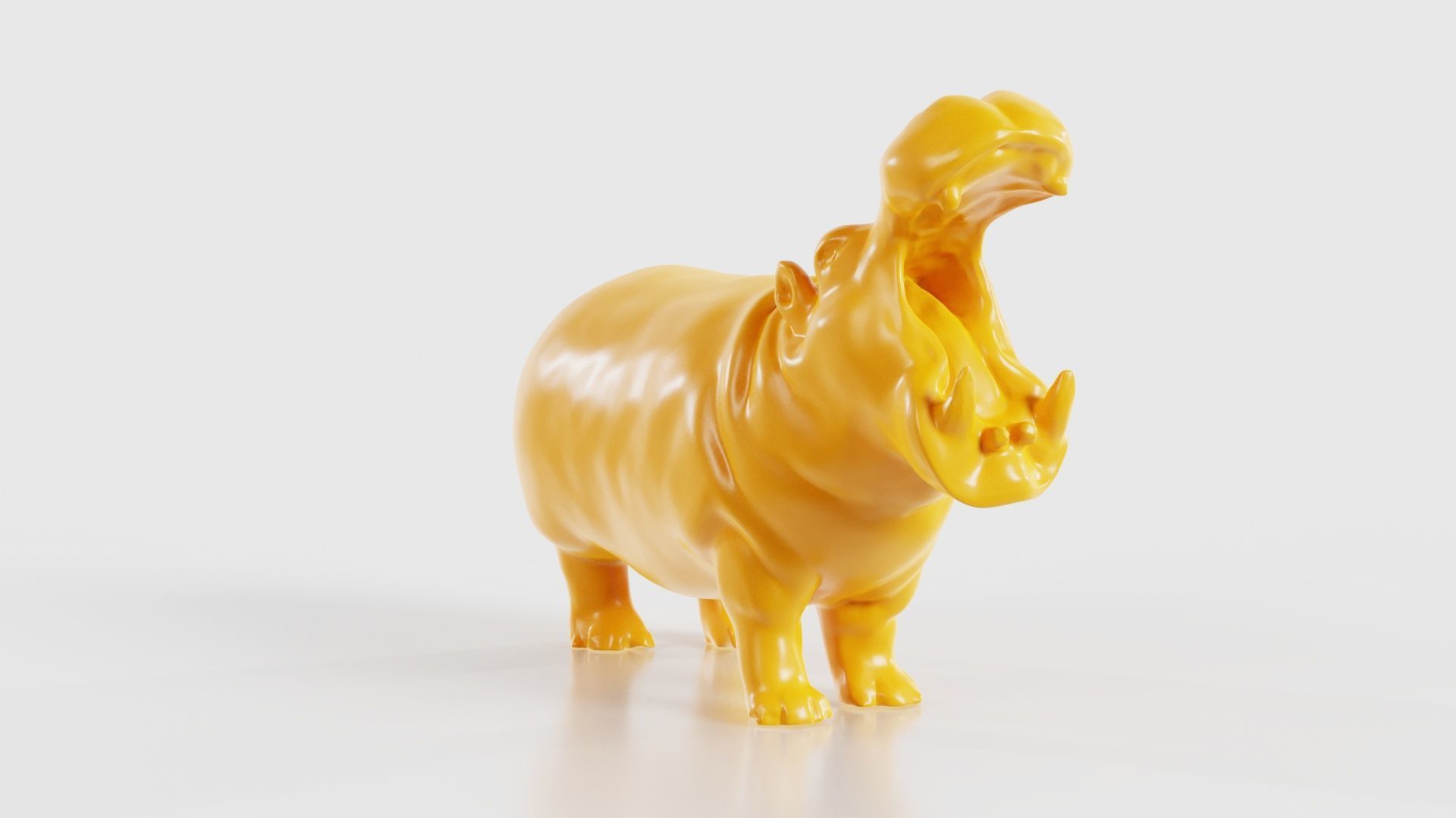 Hippo 3D print model_19