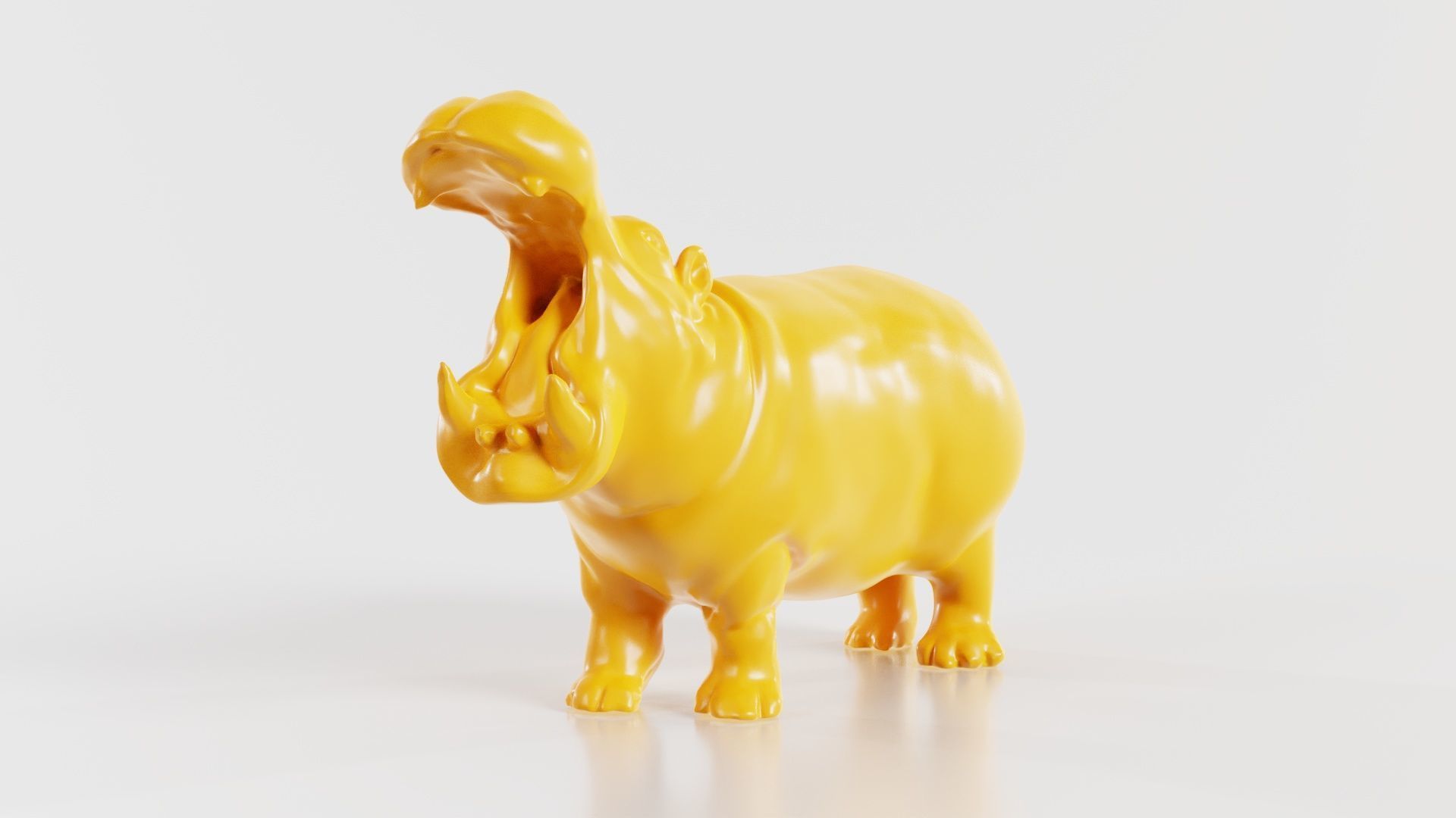 Hippo 3D print model_5