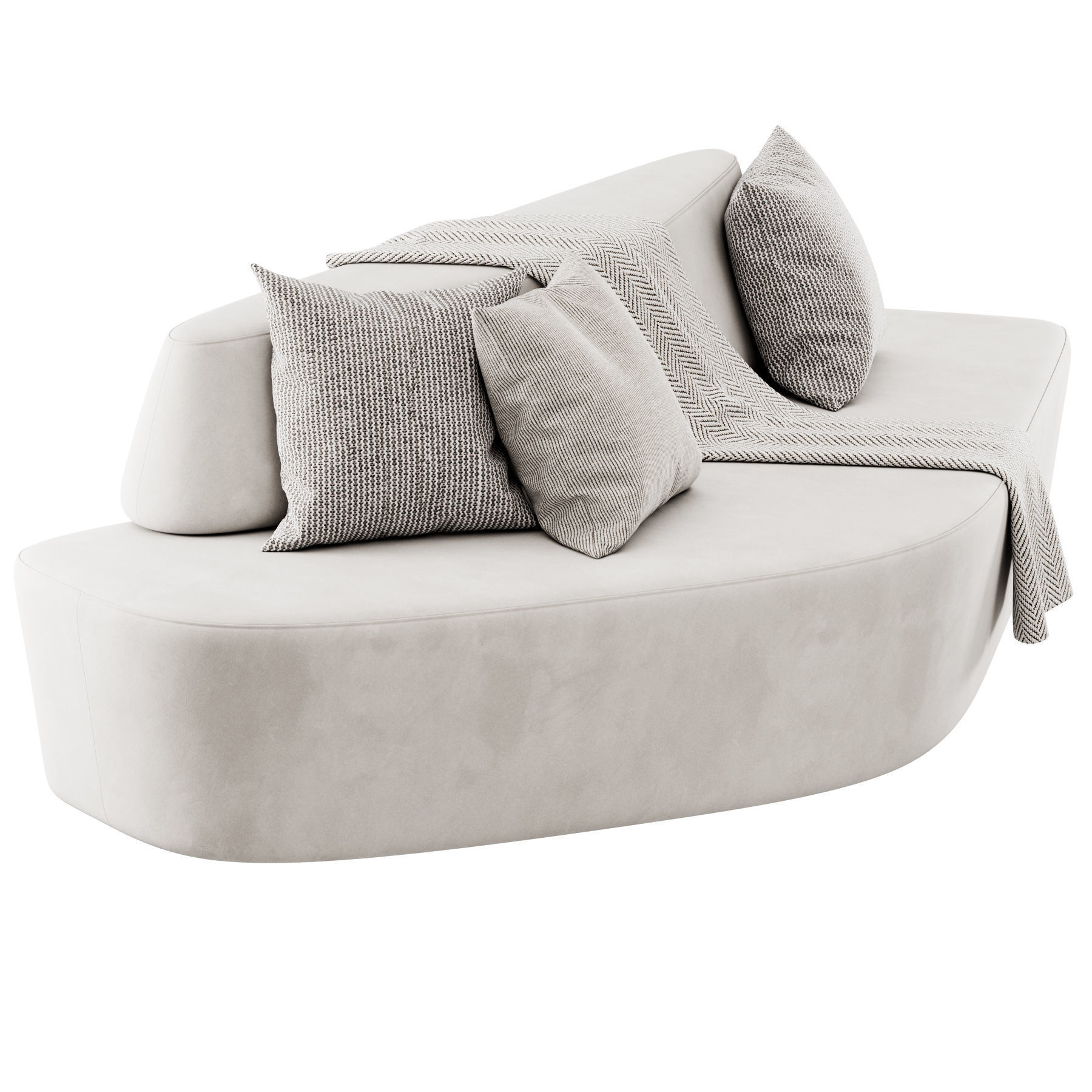 Polar Sofa By Tacchini 3D model_2