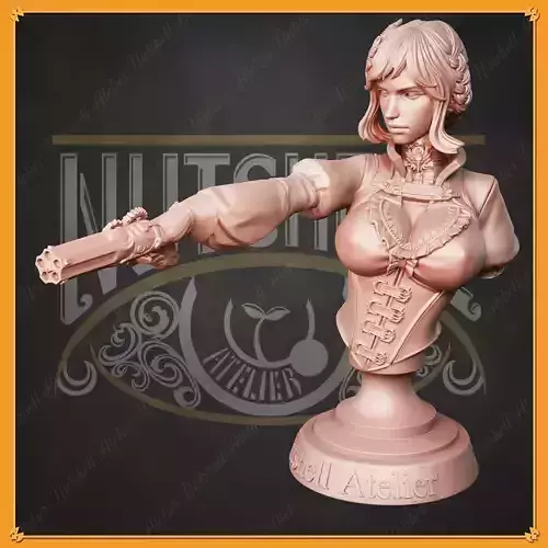 Nutshell Atelier - Steampunk girl Bust