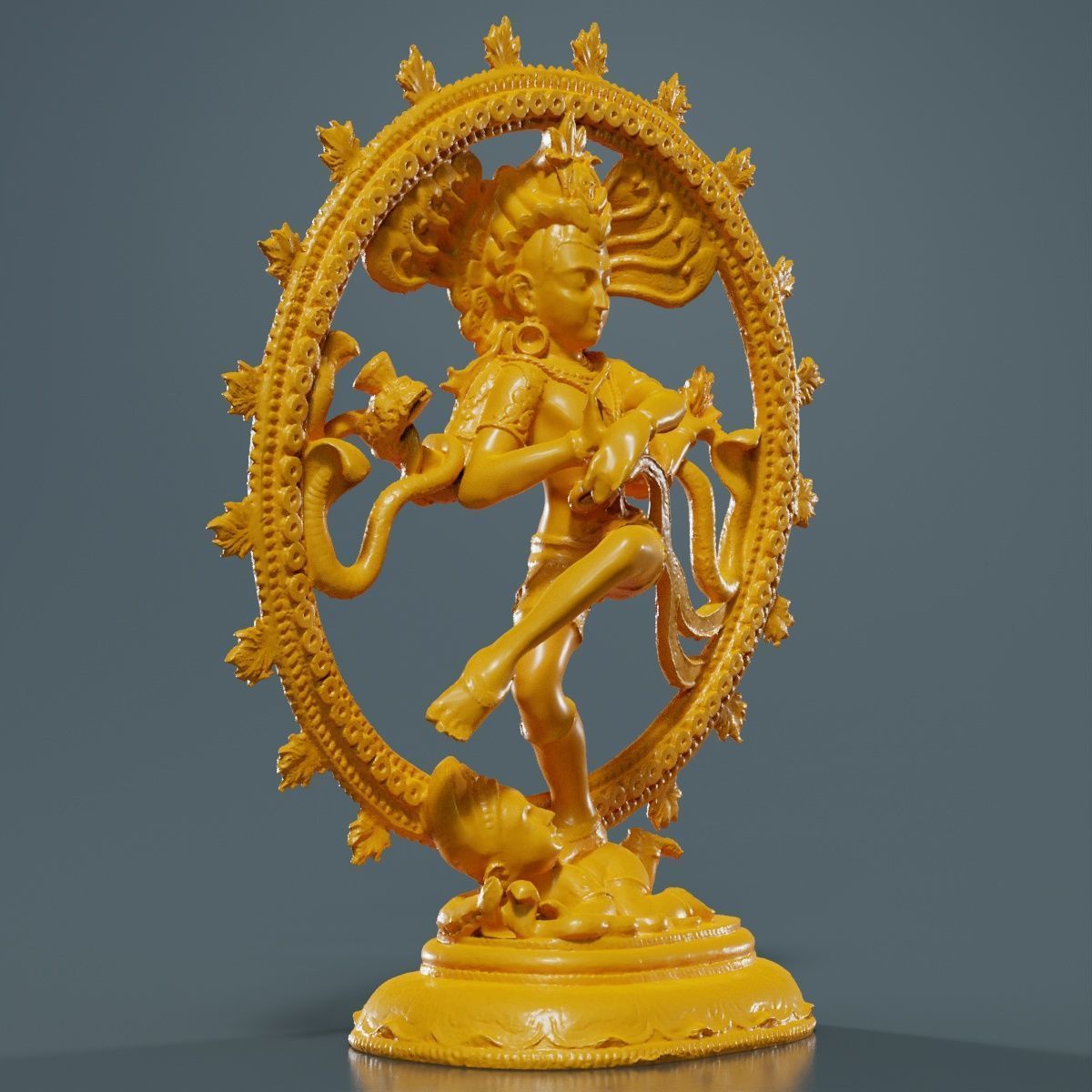 Nataraj Statue 3D print model_10