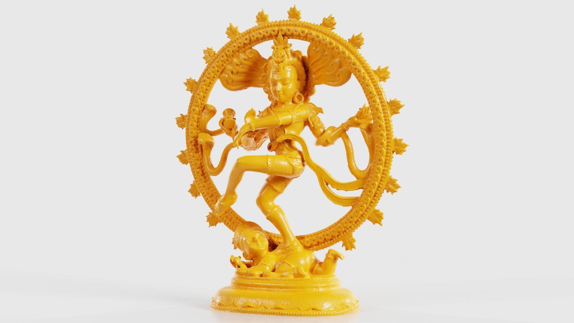 Nataraj Statue 3D print model_28