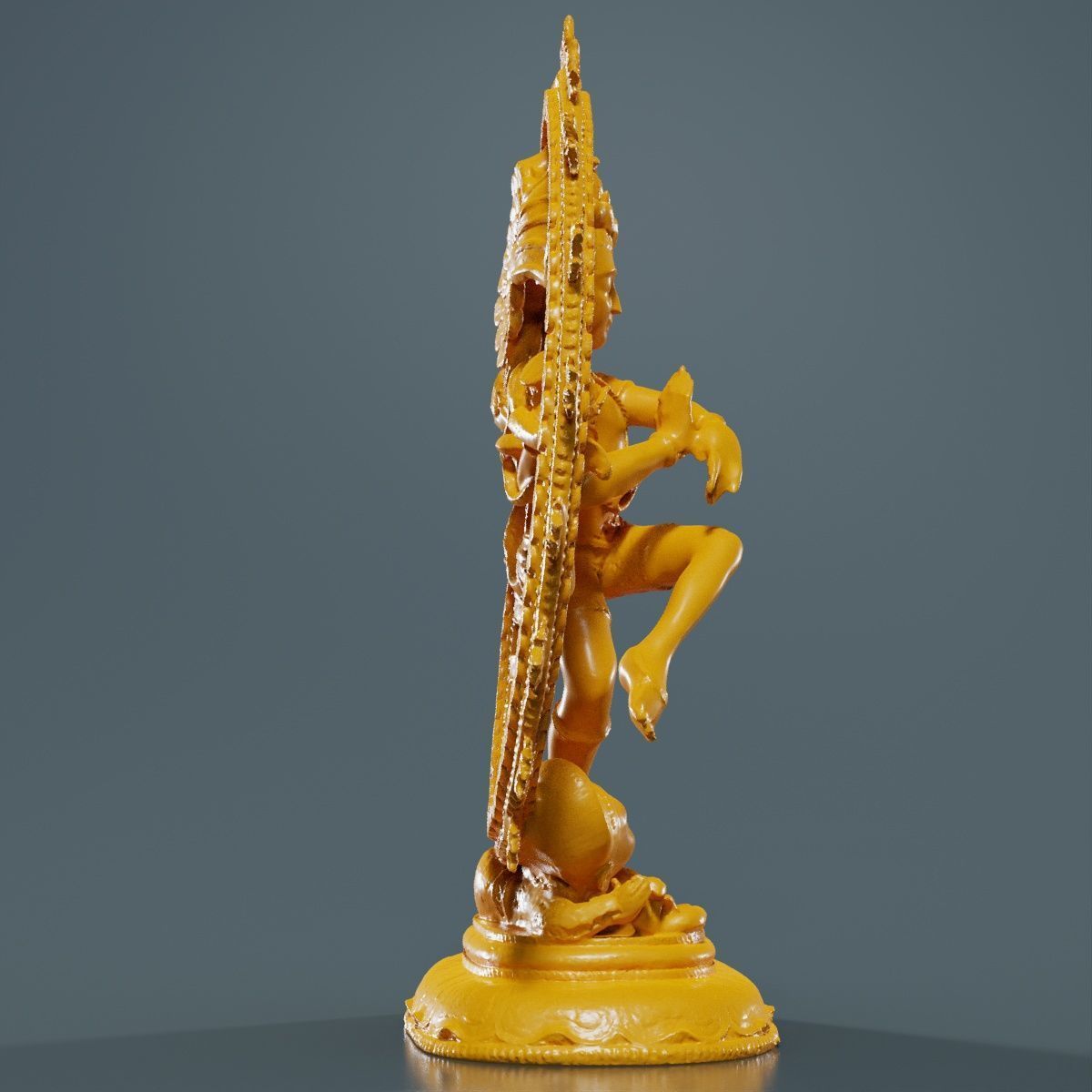 Nataraj Statue 3D print model_11