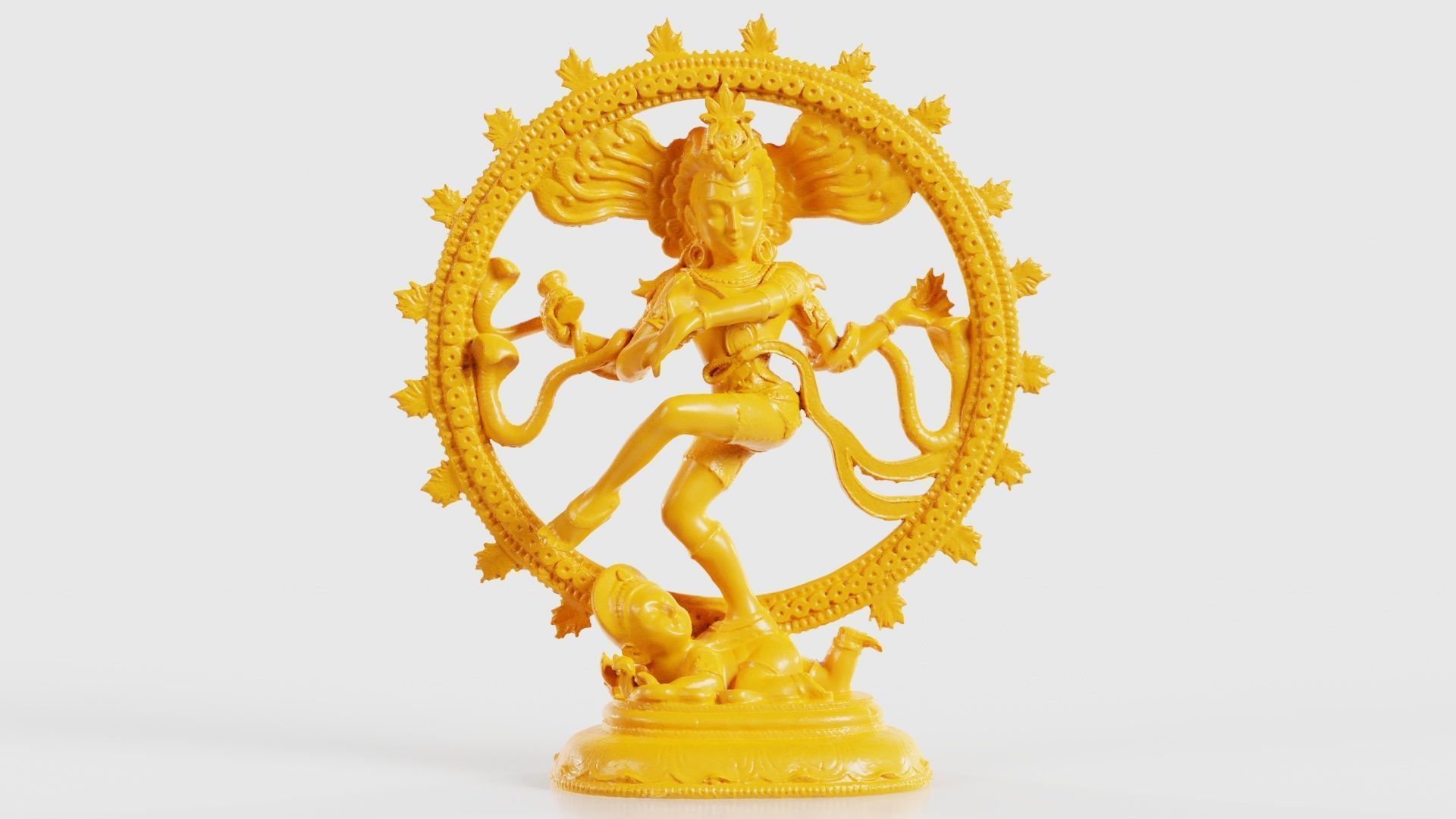Nataraj Statue 3D print model_17