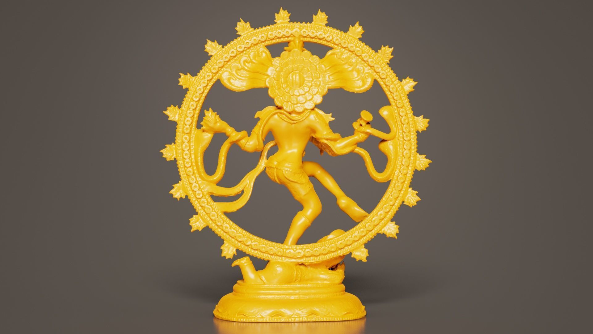 Nataraj Statue 3D print model_7