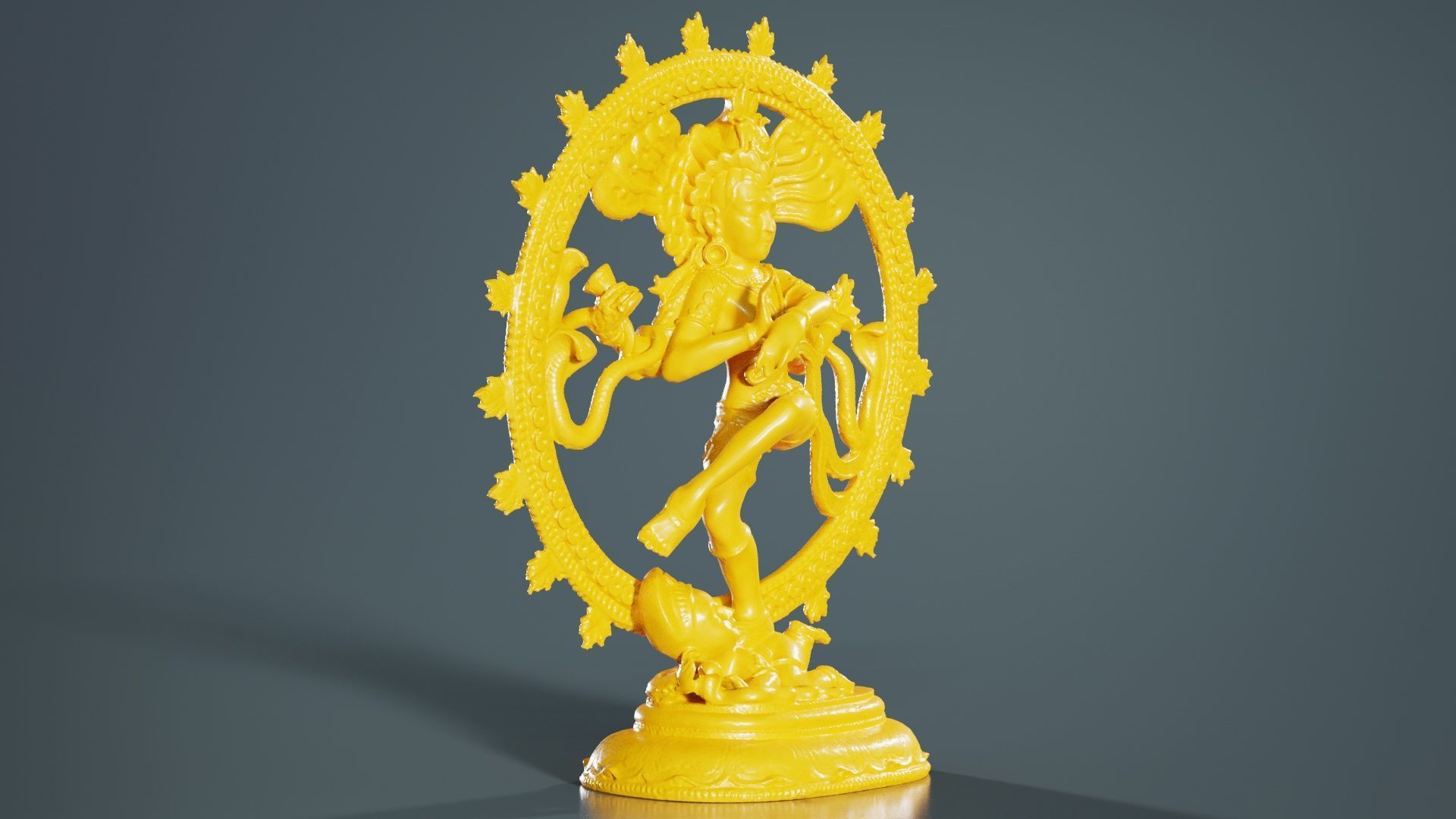 Nataraj Statue 3D print model_5