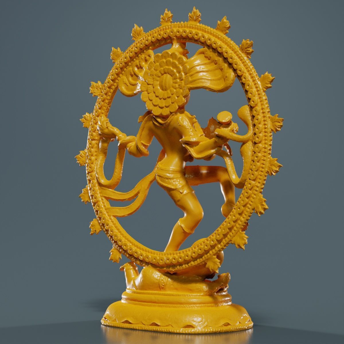 Nataraj Statue 3D print model_12