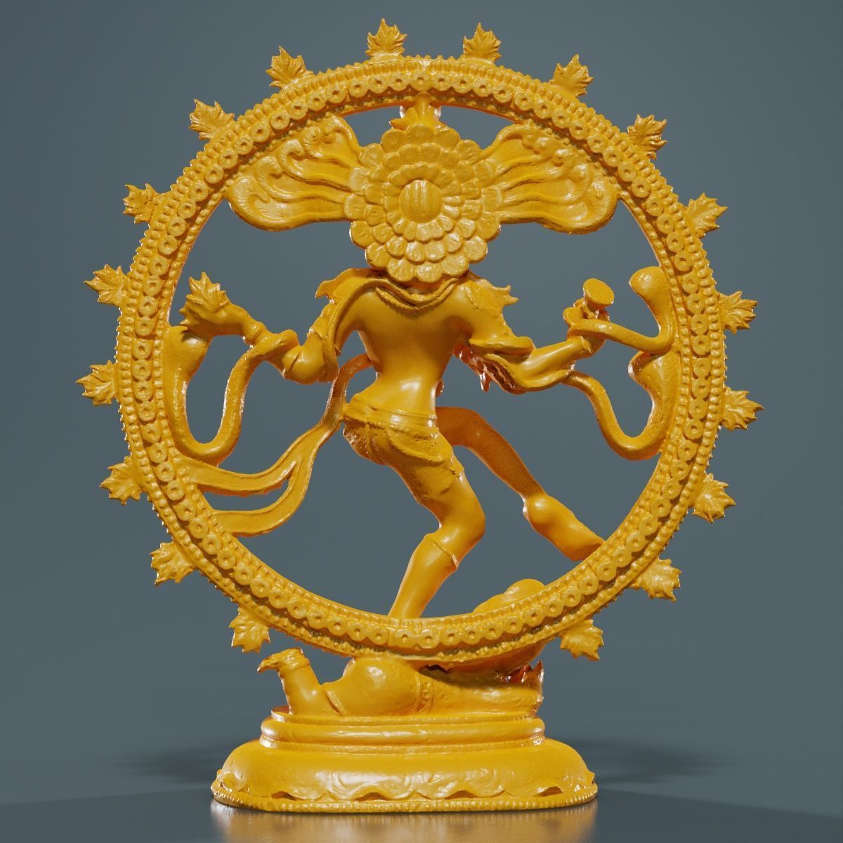Nataraj Statue 3D print model_13