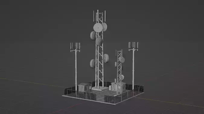 Cell Tower - 3D Print Model 3D print model