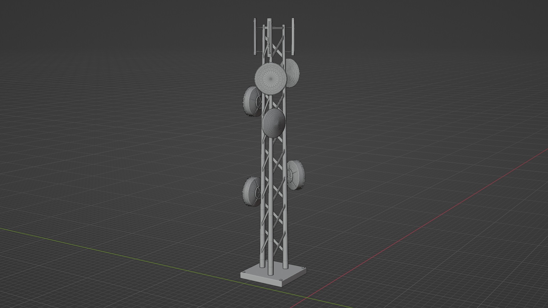 Cell Tower - 3D Print Model 3D print model_7