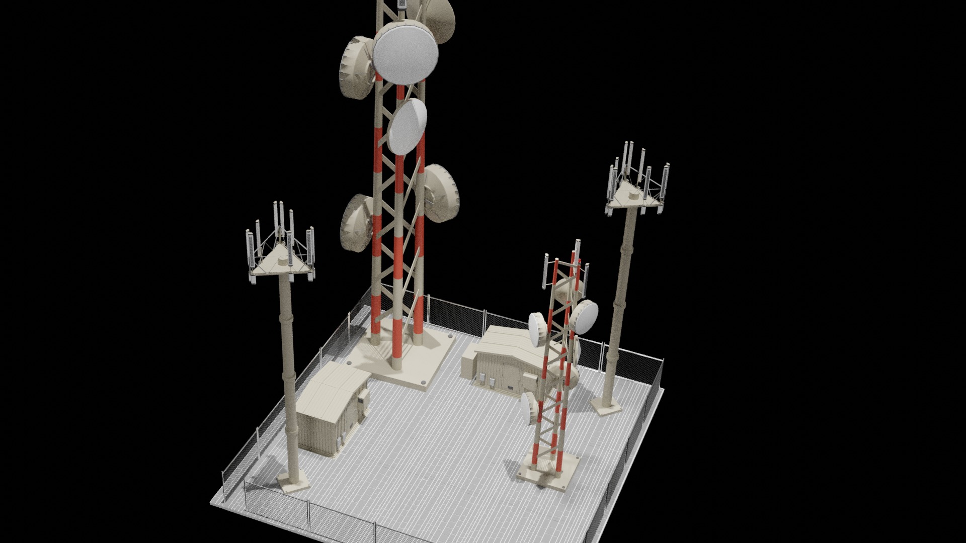 Cell Tower - 3D Print Model 3D print model_12