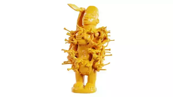 Spiky Spear Throwing Rope Warrior