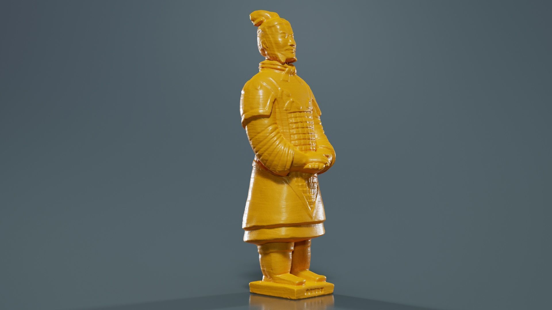 Terracotta Warrior Resting Hands 3D print model_8