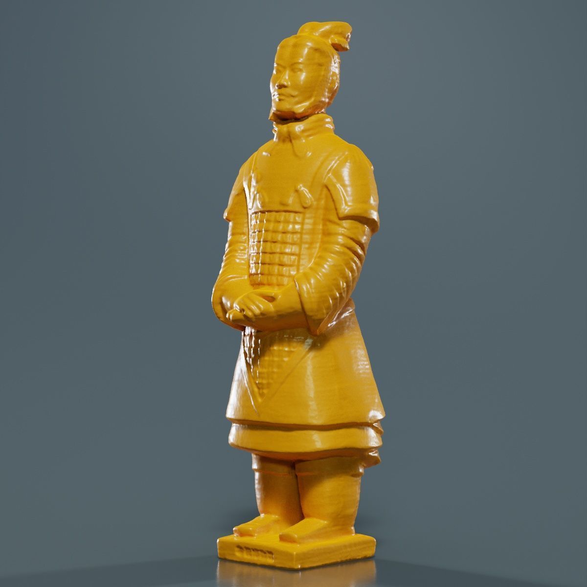 Terracotta Warrior Resting Hands 3D print model_9