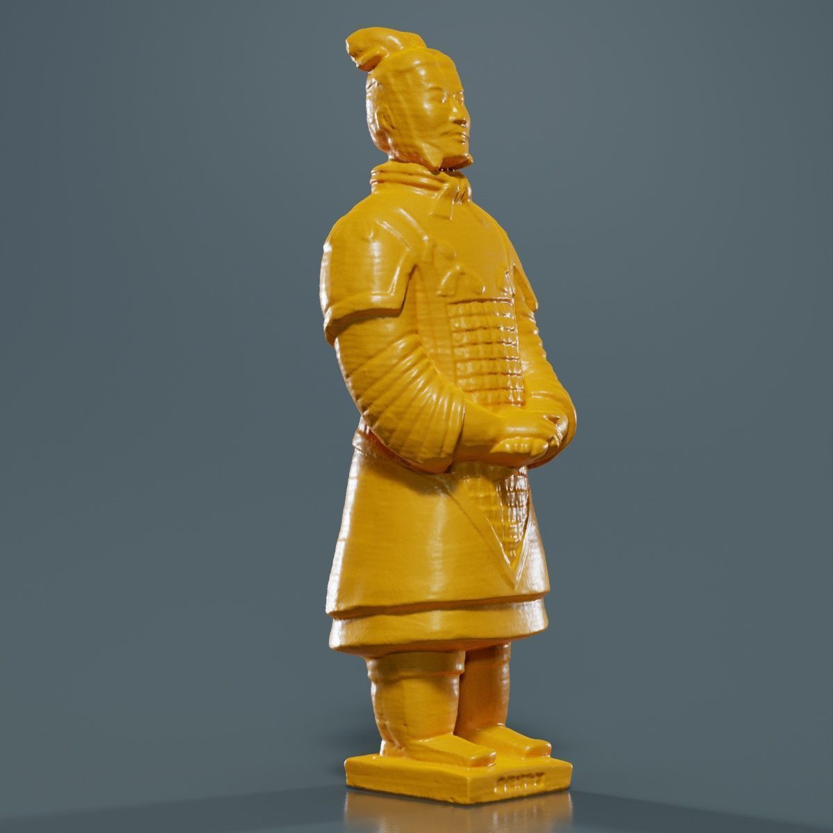 Terracotta Warrior Resting Hands 3D print model_11