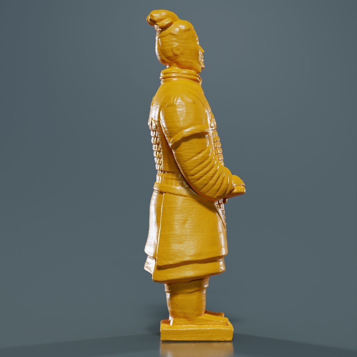 Terracotta Warrior Resting Hands 3D print model_12