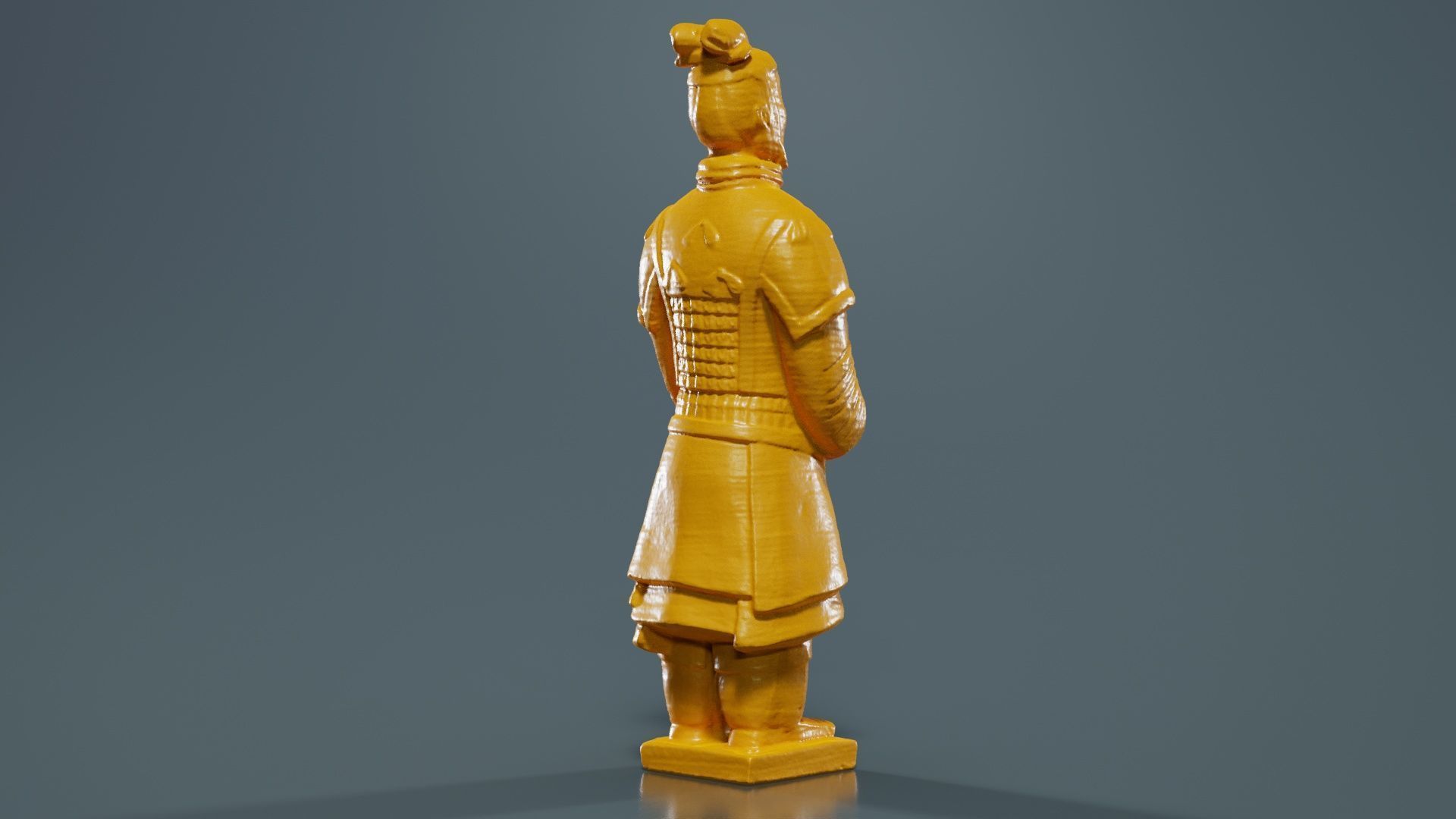 Terracotta Warrior Resting Hands 3D print model_2