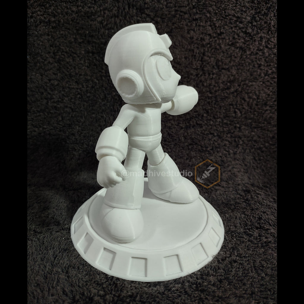 Megaman fan art 3D print model_5