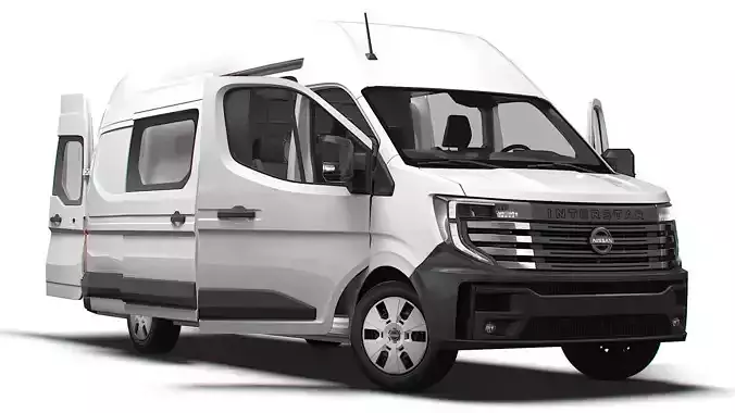 Nissan Interstar L4H3 CrewCab Van HQ Interior 2024