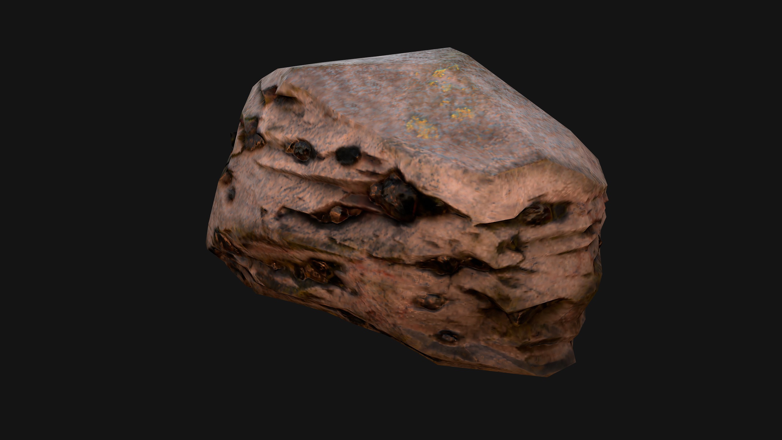 Coal Deposits Rocks and Ore Low-poly 3D model_52