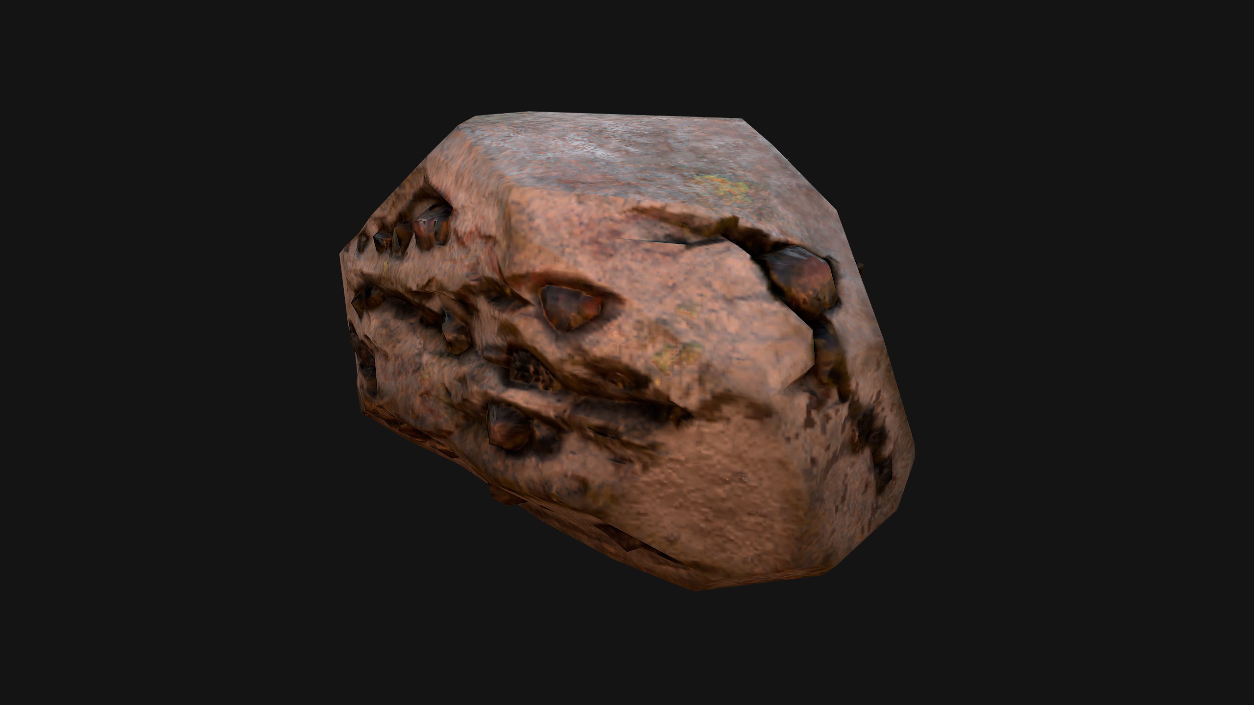 Coal Deposits Rocks and Ore Low-poly 3D model_50