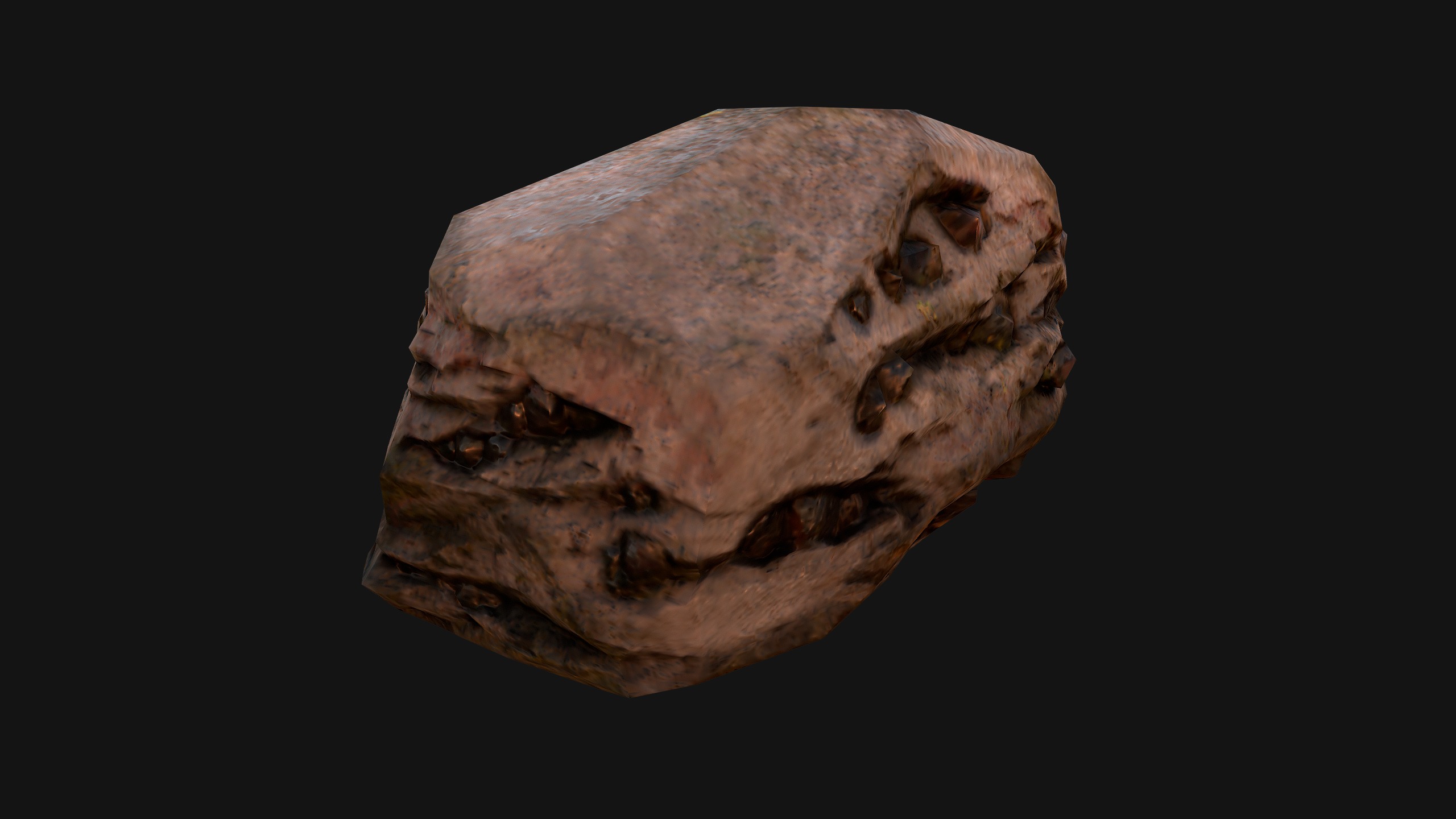 Coal Deposits Rocks and Ore Low-poly 3D model_53
