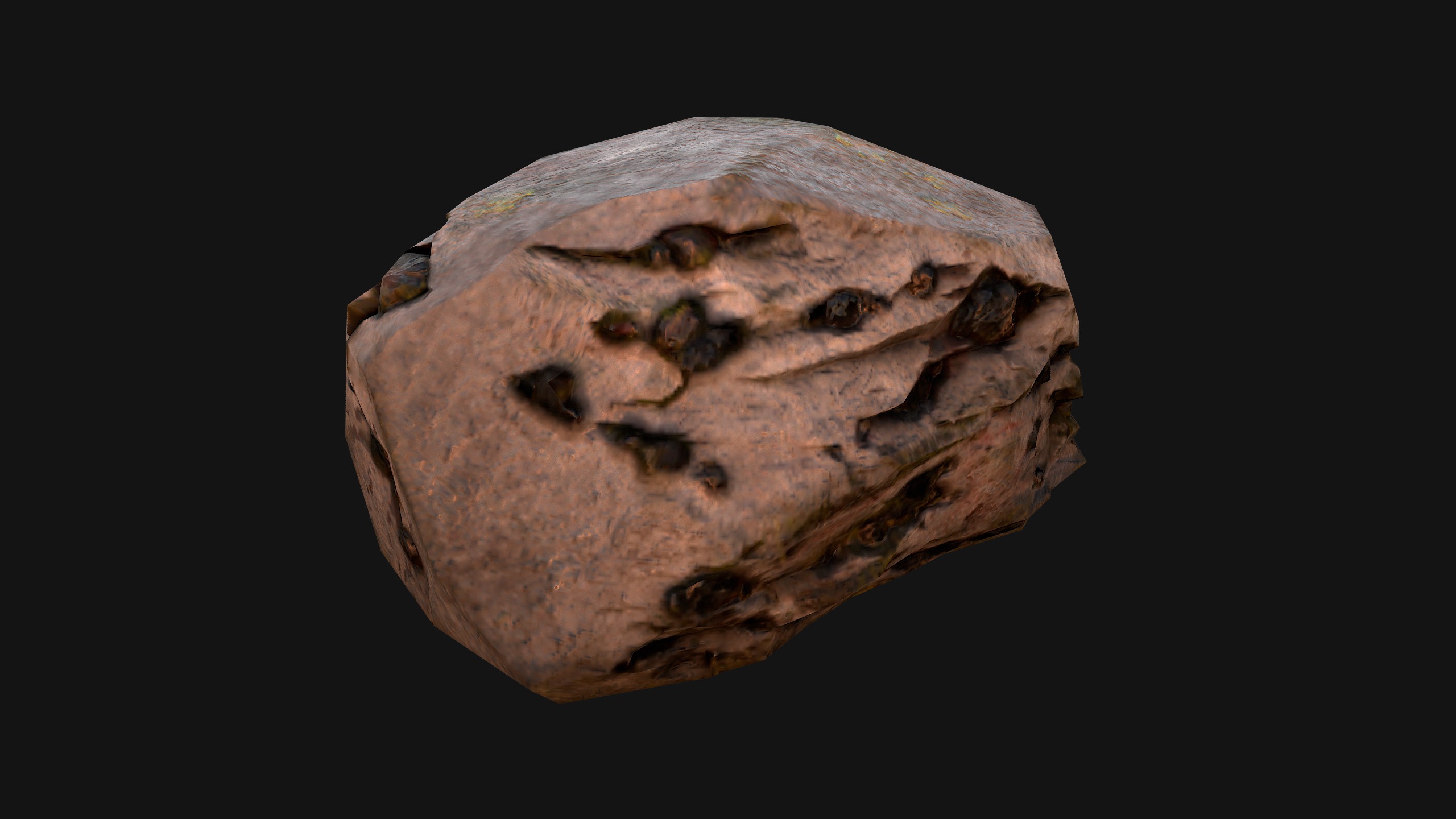 Coal Deposits Rocks and Ore Low-poly 3D model_51