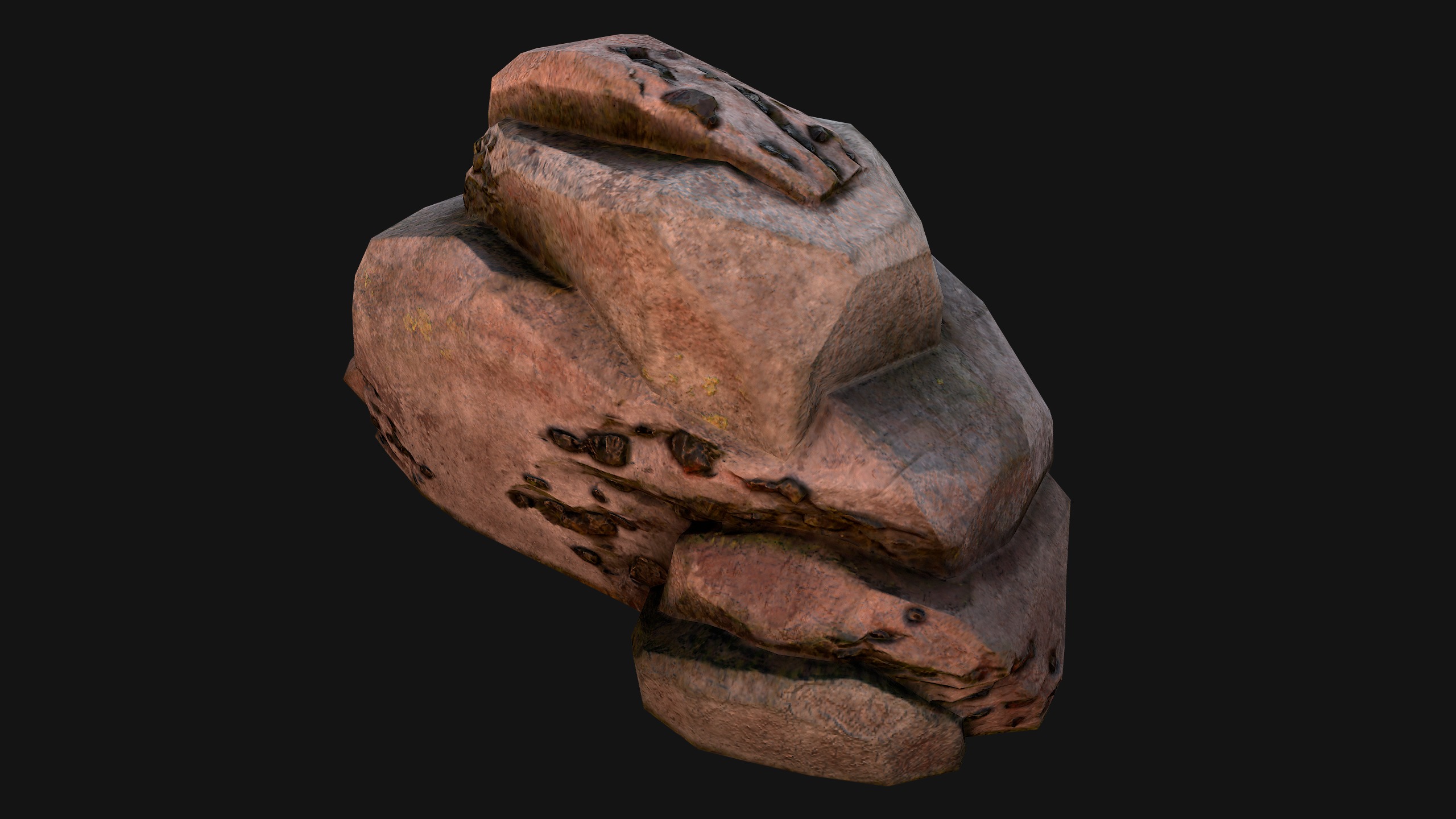 Coal Deposits Rocks and Ore Low-poly 3D model_41
