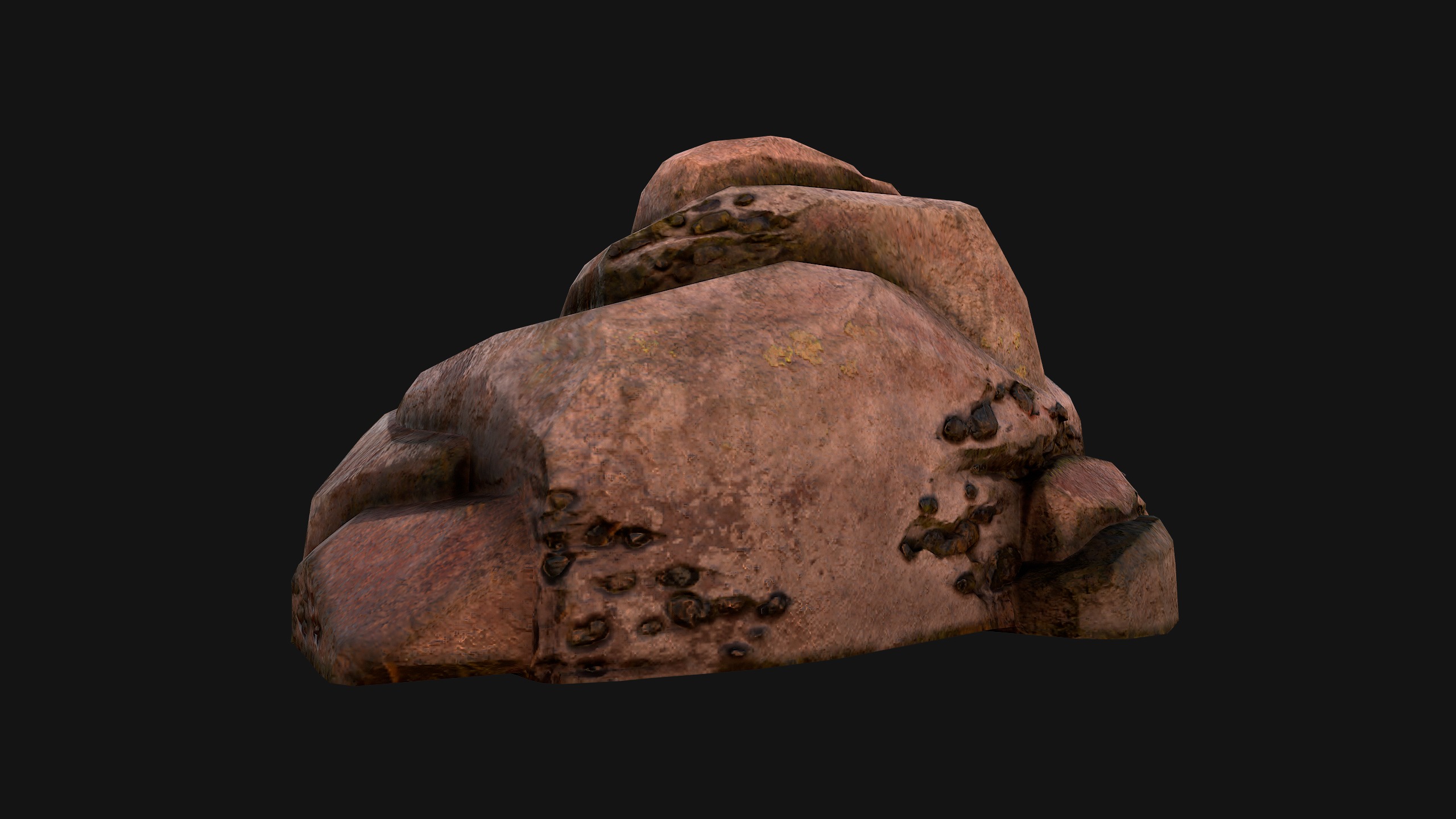 Coal Deposits Rocks and Ore Low-poly 3D model_42