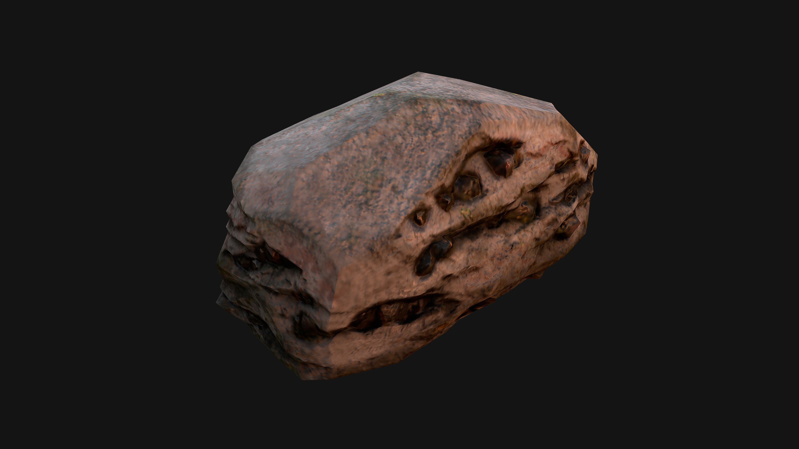 Coal Deposits Rocks and Ore Low-poly 3D model_49