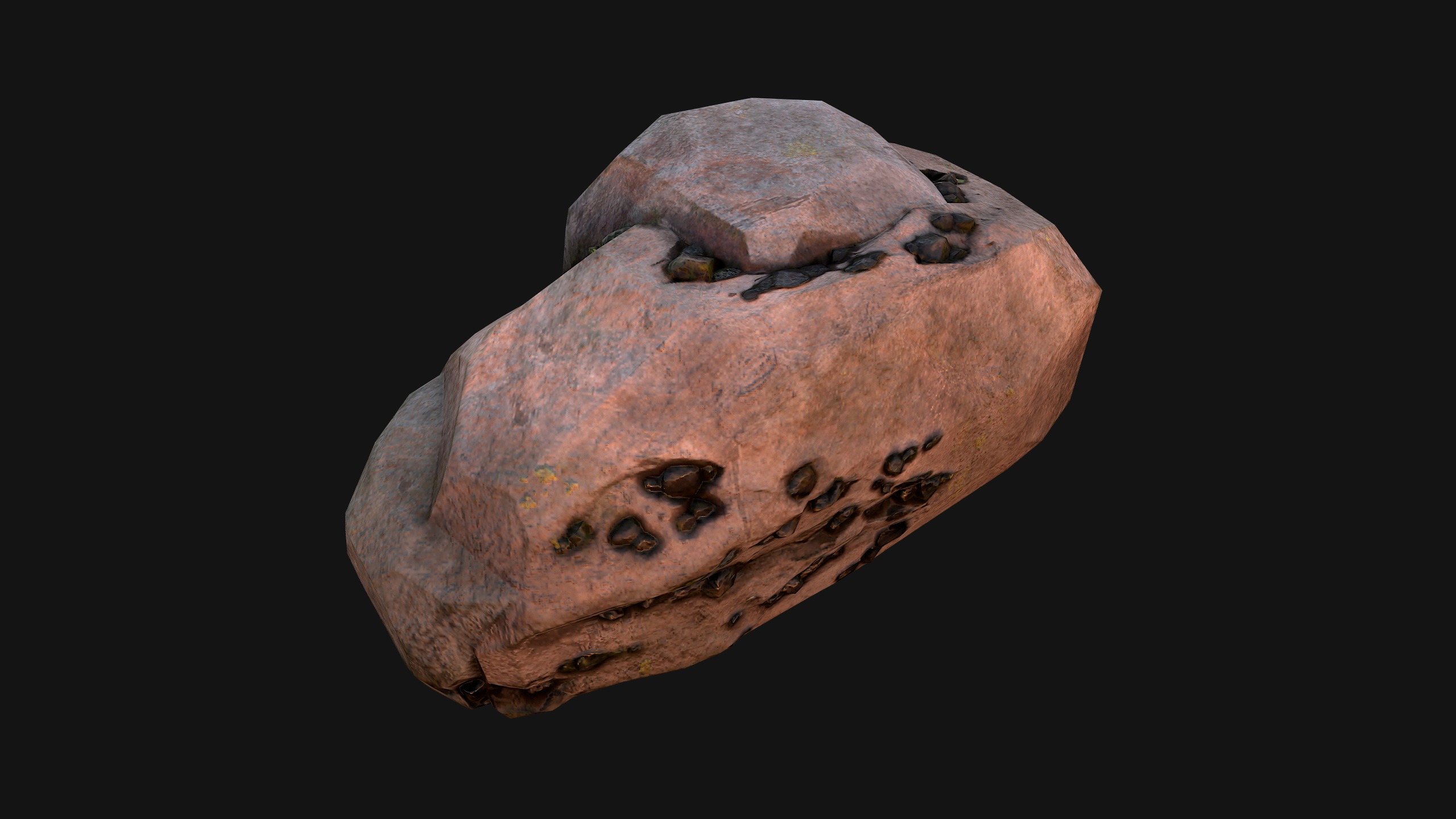 Coal Deposits Rocks and Ore Low-poly 3D model_48