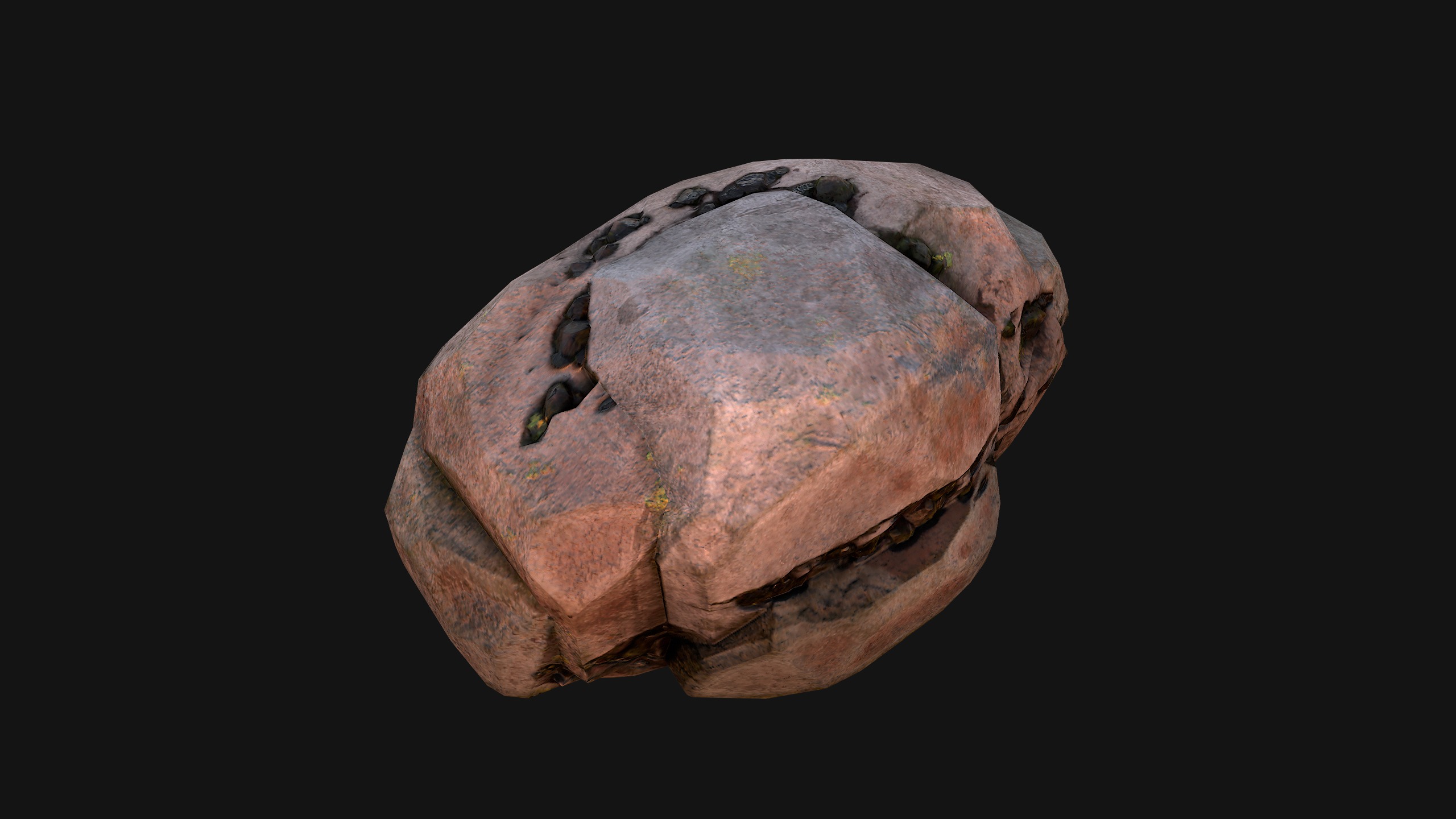 Coal Deposits Rocks and Ore Low-poly 3D model_46