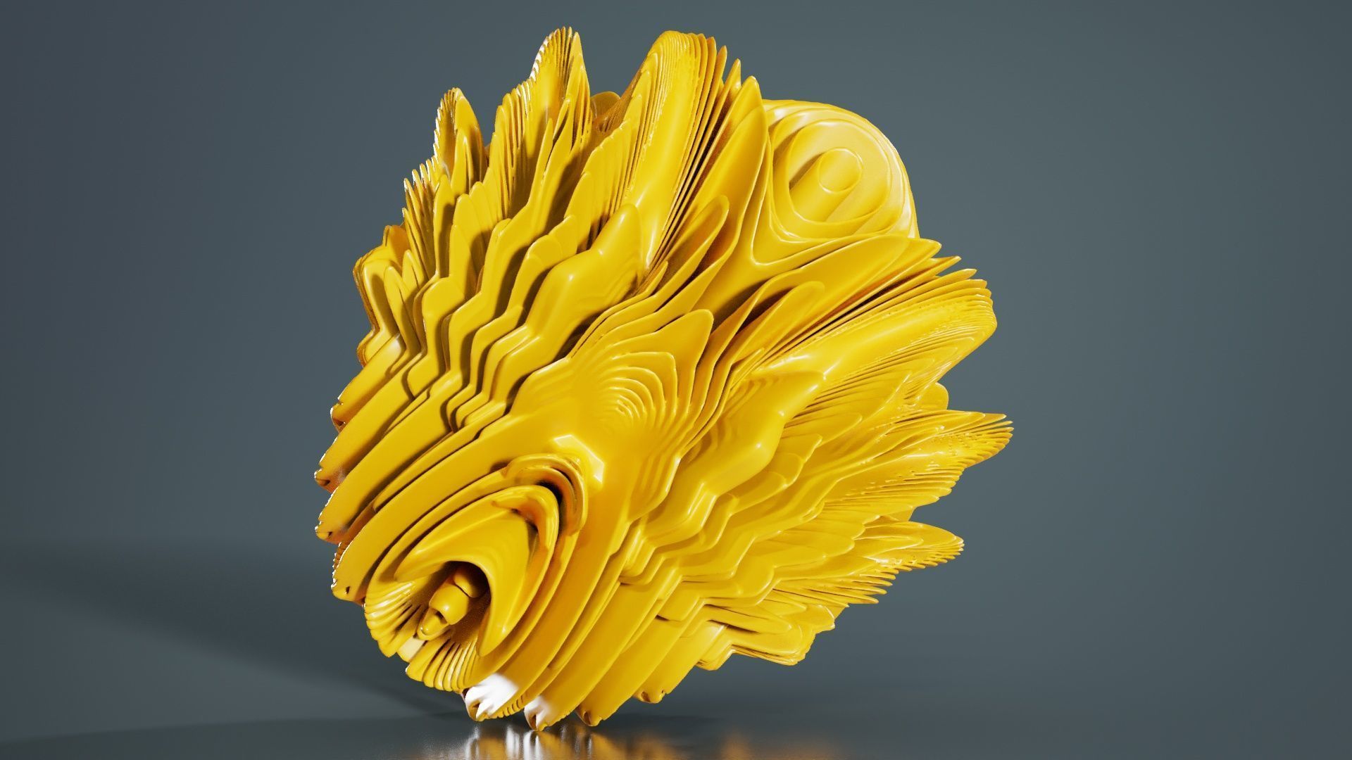 Alien Planet 3D model_4