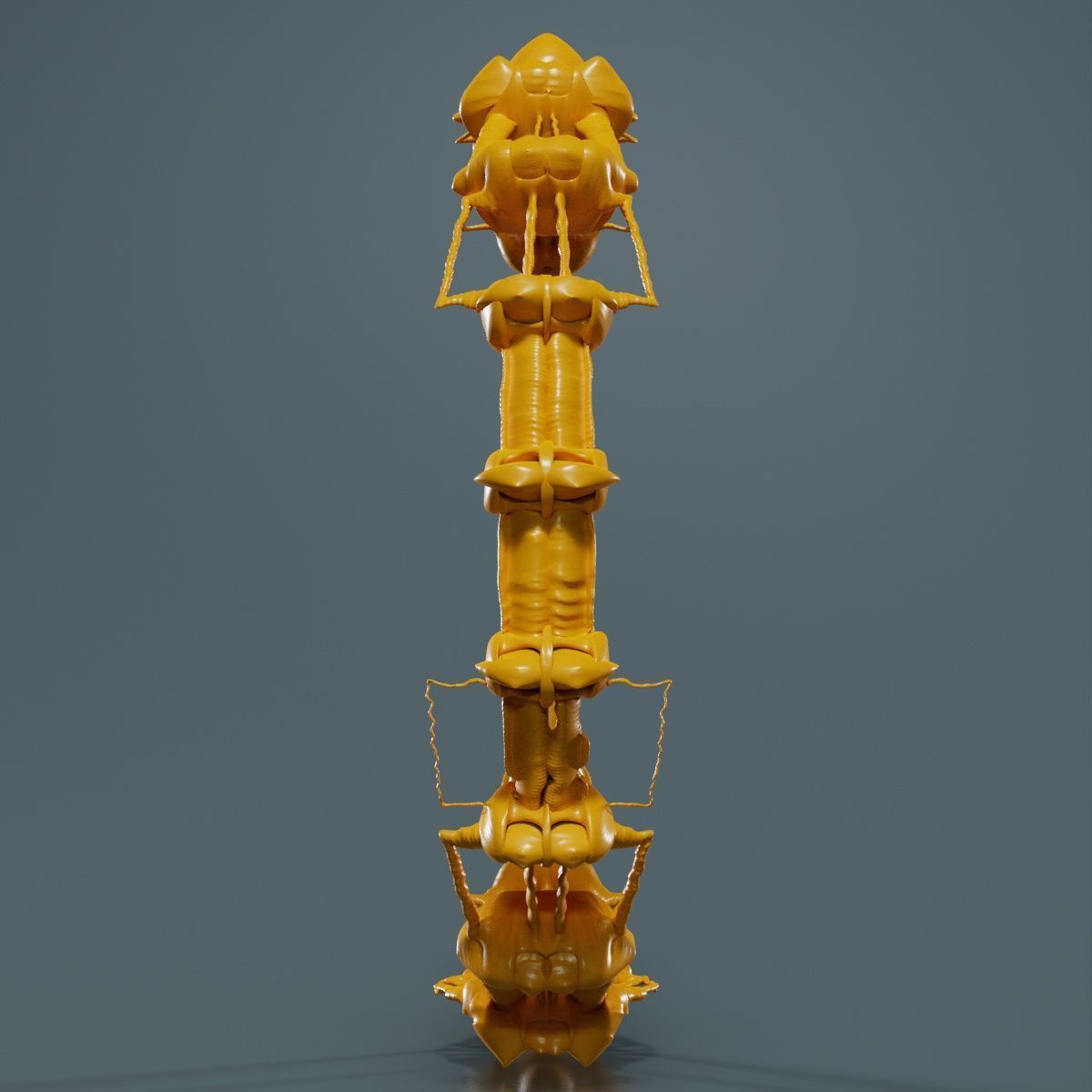 Alien Ring 3D model_11