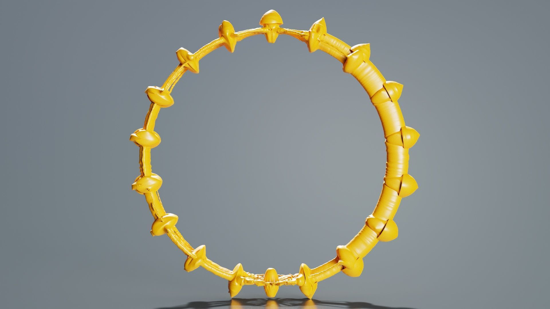 Alien Ring 3D model_7