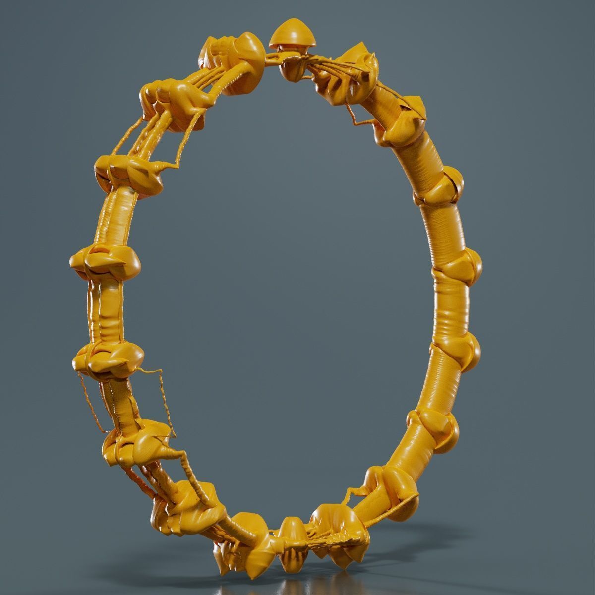 Alien Ring 3D model_10