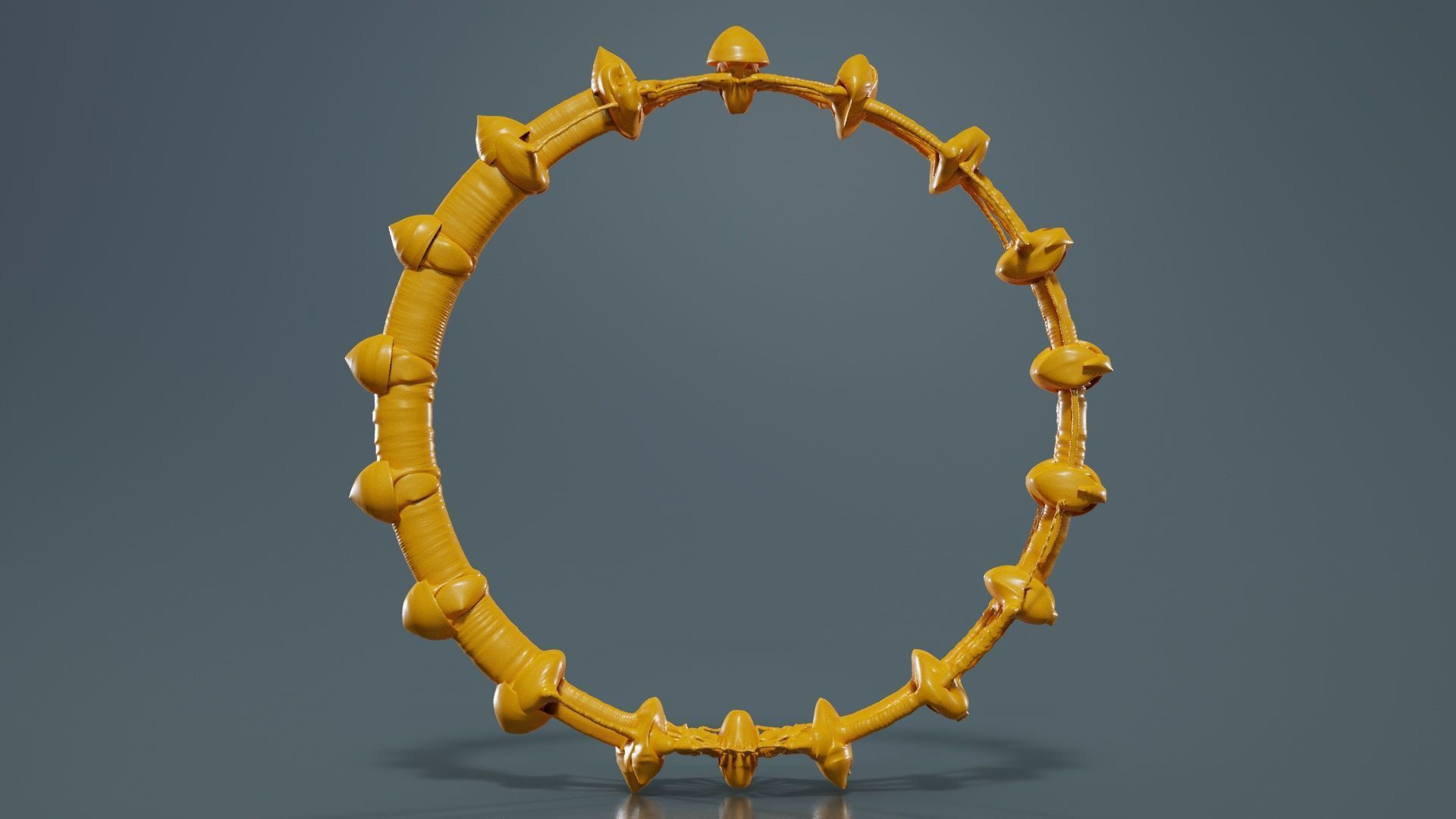 Alien Ring 3D model_5