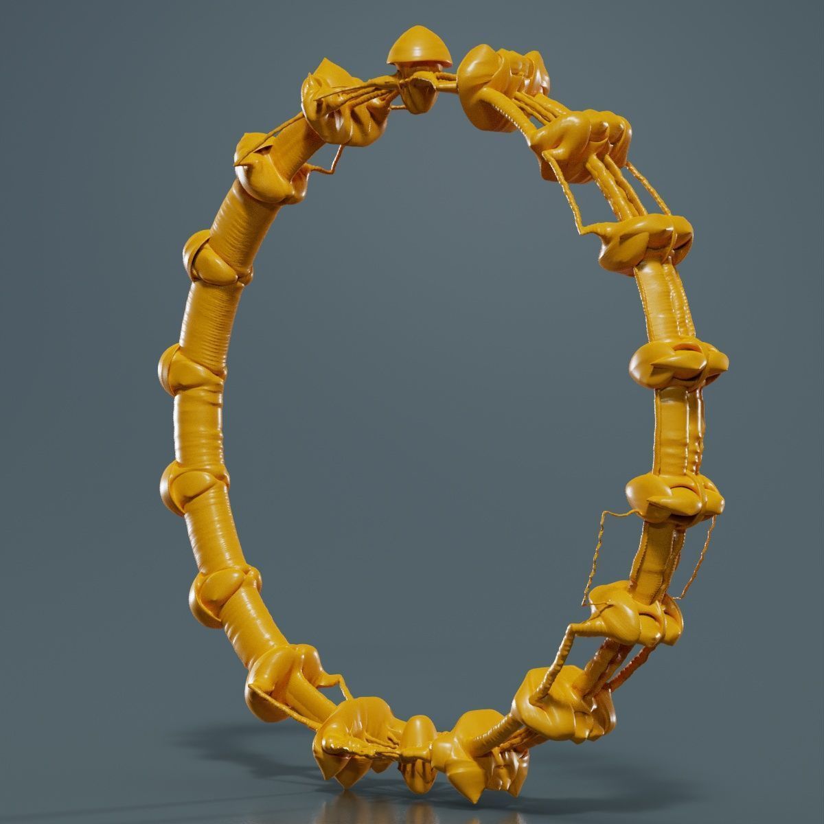 Alien Ring 3D model_12
