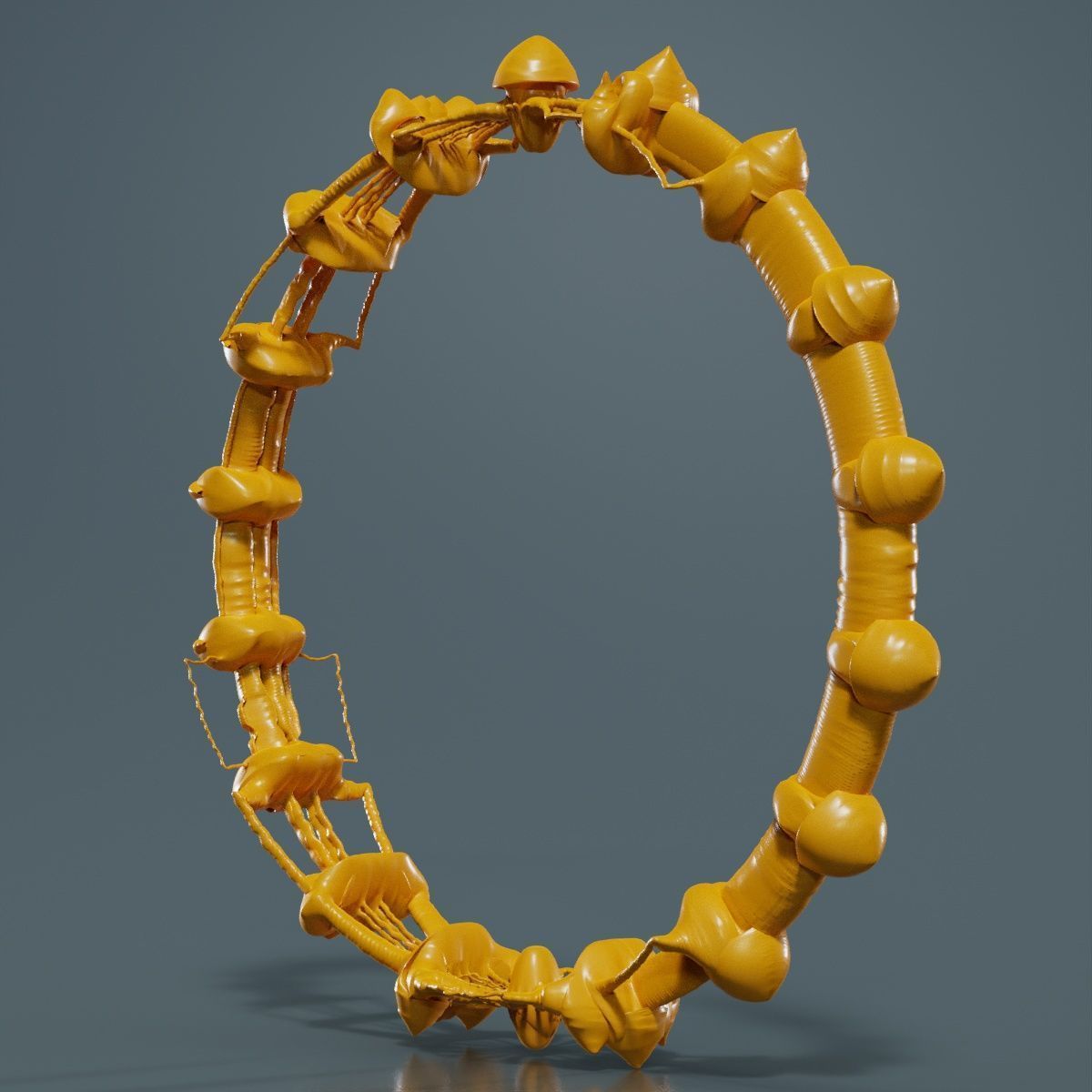 Alien Ring 3D model_16